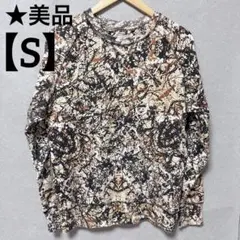 【ELEVENPARIS】総柄スウェット LIFE IS A JOKE 希少 Sのサムネイル