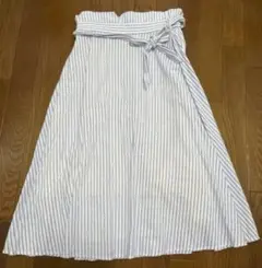 青　ボーダー　シャツスカート　リボン　夏　海のサムネイル