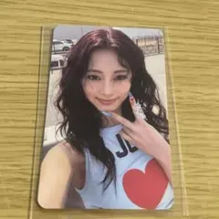 TWICE Tzuyu サイン入りカード