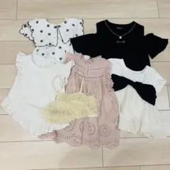 子供用トップスセット（フリル・刺繍）　まとめ売り　夏