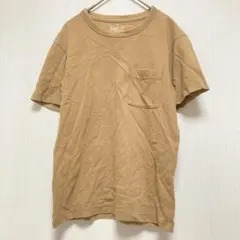 【無印良品】レディース Tシャツ ベージュ XS 半袖 クルーネック 綿100％
