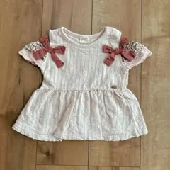 la poche biscuit チュニック 80サイズ ピンク