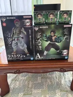 一番くじ鬼滅の刃上弦の参 A賞炭治郎 ラストワン賞猗窩座 ※多数おまけ付き