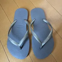 ハワイアナスイ　ビーチサンダル　グレー