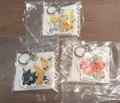 ポケモンセンターオンライン 8周年記念特典 アクリルキーホルダー全3種