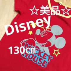 ディズニー Tシャツ 130㎝ ミッキーマウス半袖夏服Disneyキッズ
