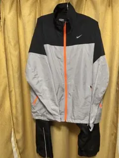【美品】NIKE ナイキ トレーニングウェア上下 グレー XL セットアップ