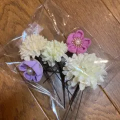 【1度使用】髪飾り 成人式・卒業式