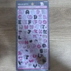 【正規品】ボンボンドロップシール　ハローキティ　クール　アルファベットシール