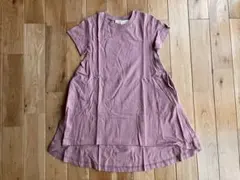 新品 ブランシェス 女の子 キッズ 半袖 フレアワンピース ピンク 110センチ