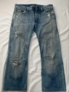 00s DIESEL SHAZOR ブーツカットデニム 縦落ち　ヒゲ　ハチノス 00s DIESEL SHAZOR ブーツカットデニム 縦落ち ヒゲ フレア - メルカリ