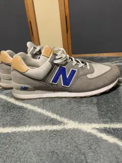 New Balance スニーカー グレー/ブルー