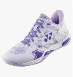 24センチ バドミントンシューズ YONEX ホワイト/パープル ２４センチ バドミントンシューズ YONEX ホワイト/パープル メルカリ - シューズ
