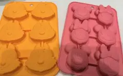ディズニー/シリコン型 2枚セット/チップとデール /ミッキー&ミニーのサムネイル