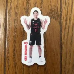 アルバルク　#21 平岩玄　プレイヤーズ防水ステッカー