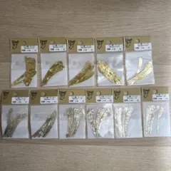 【11セット/新品未開封】ブラジル製シークイン ゴールド5&パールゴールド6