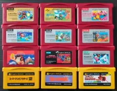 コレクター必見　GBA　ファミコンミニ　10本セット ファミコンミニ」シリーズタイトル10本を集めて、「コレクションBOX