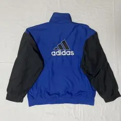【極希少】adidas ヴィンテージ ナイロントラックジャケット 刺繍ロゴ