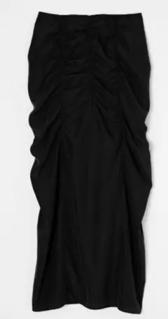 maa様MOUSSY 人気完売ブラック✦ギャザーフィットスカート美品S