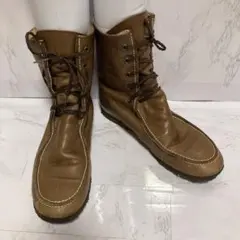 d*2様 レースアップ　ミドルブーツ　ブラウン　23