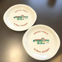 レトロ デルモンテ Moskowitz ワニのケチャッピー 陶器製皿[26cm