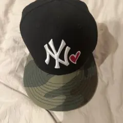 New Era 9FIFTY NYロゴ迷彩キャップ