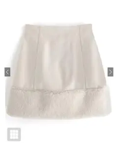 ファー ミニスカート