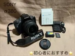 SONY ソニー α380 レンズキット DT18-55mm デジタル一眼レフ - メルカリ