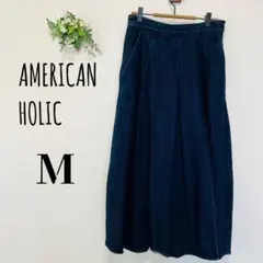 アメリカンホリック（M）デニムロングスカート　ポケット