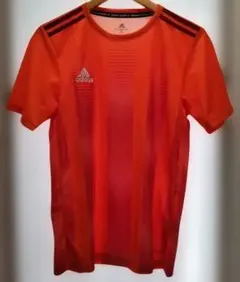 ✨11月16日迄✨ストライプデザイン オレンジ ストライプシャツ サイズ S