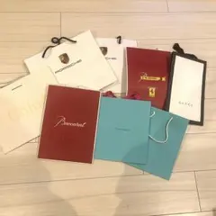ブランド紙袋ショッパー　まとめ売り　8枚　GUCCI ティファニー　ポルシェ等