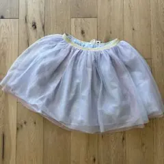 【新品・未使用】H&M チュチュスカート 紫 ピンク 120