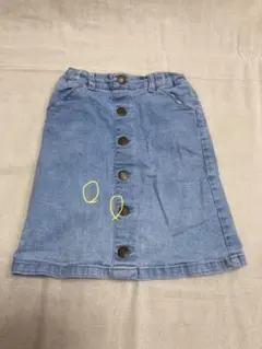 【ライトオンのMPS】キッズデニムスカート　120㎝