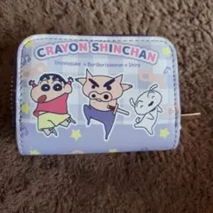 新品 未使用 クレヨンしんちゃん Wファスナーコイン&キーケース
