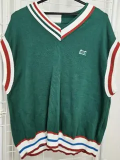 all cajoule ニットベスト スカイピース