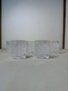 HOYA クリスタル ロックグラス 　　５個セット