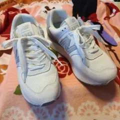 new balance WL574ZJP 厚底スニーカー