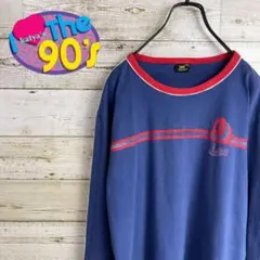 90's  Lee リー  リボンデザイン　袖ライン　ゆるだぼ ロンT