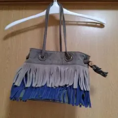 Ray BEAMS フリンジ付きカジュアルバッグ