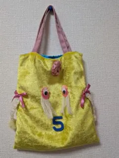 イエローデザイントートバッグ　最終お値下げ