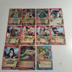 NARUTO　カードゲーム　木ノ葉上忍セット　イルカ付き