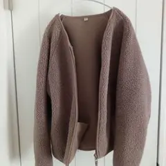 UNIQLO ボアジャケット Lサイズ ブラウン