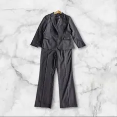 大きいサイズ ユニクロ パンツスーツ セットアップ XL/73 ダークグレー