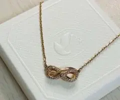 ほぼ新品　スワロフスキー Hyperbola ペンダント パヴェ ローズゴールド