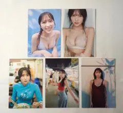 逢田珠里依1st写真集『夏はジュリイ』 特典ポストカード5枚コンプ