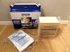 EPSON 光沢用紙 L版400枚入り→1袋開封済みにつき、残363枚
