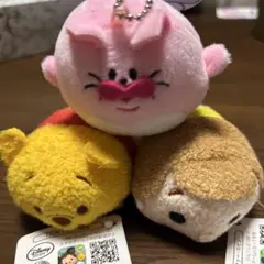 かわいいツムツム イースター　ぬいぐるみ　マスコット　プーさん他
