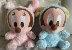 ディズニー　ミニーマウス　ミッキーマウス　ぬいぐるみ　平成　レトロ