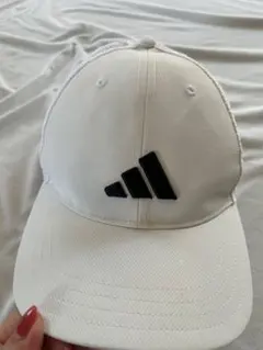 Adidas ゴルフキャップ ホワイト メッシュ