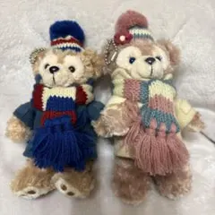 2011年ダッフィー＆シェリーメイのぬいぐるみバッジセット
